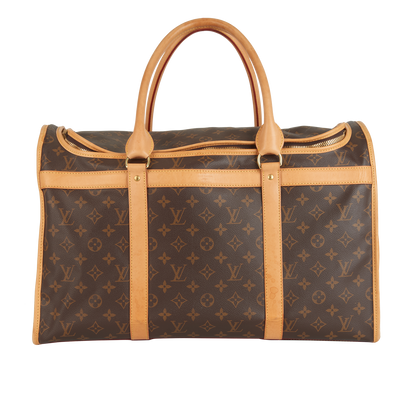 Dog Carrier 50, &pound;950, Handbags, Brown/Tan, Canvas/Leather, Front view